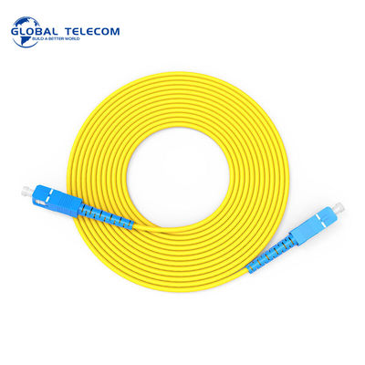 3.0mm Sc To Sc Patch Cable High Return Loss Duplex EN 50173 1 Standar